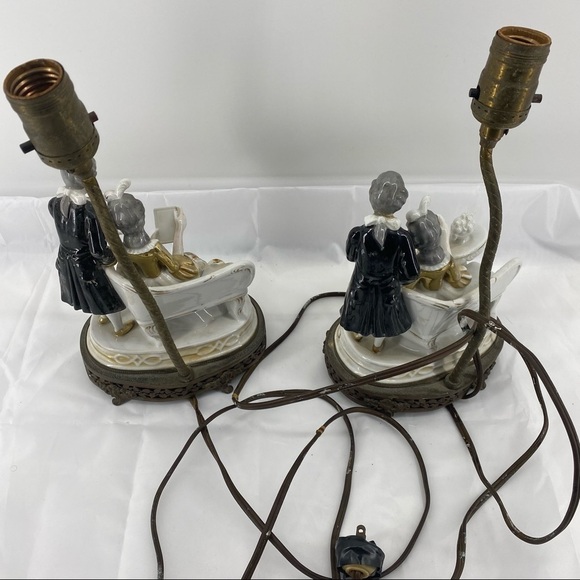 Vintage George & Martha Washington Lamps - Picture 9 of 13